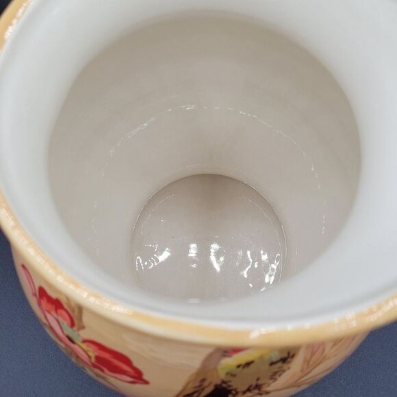 Burton & Burton Lowden Fields Ceramic Pitcher With Birds And Flowers - Picture 7 of 10